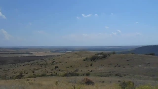 Панорама просторов Донбасса с вершины Синей горы