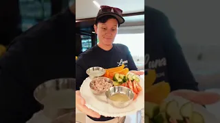 DAY 17- CHEF ON A YACHT #chef #food #cooking #belowdeck #yachtlife #dayinthelife #yum #vlog #yacht