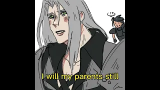 Stop saying i wish and start saying i will! but its zack fair and sephiroth from ff7 animatic meme