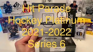 Hit Parade Hockey Platinum Edition 2021-2022 Series 6