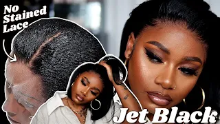 Celebrity Hairstylist Secrets 10: 🖤NEW🖤 2022 DYE YOUR LACE JET BLACK | Laurasia Andrea Myfirstwig