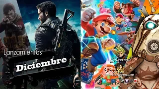 Lanzamientos de Videojuegos - Diciembre 2018