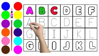 Alphabet Drawing for Kids | Alphabet for Kids | ABCDEFGHIJKL...