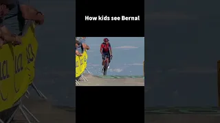 How kids see Egan Bernal vs How I see him