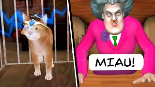 HIPNOTIZEI A PROFESSORA E ELA VIROU UM GATO (Scary Teacher • E15)