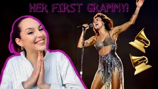 Miley Cyrus - Flowers (LIVE at the 66th Grammys) [REACTION VIDEO] | Rebeka Luize Budlevska