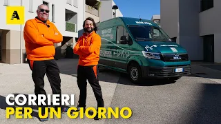 MAN eTGE, il furgone ELETTRICO è un'alternativa REALE? CORRIERI per un GIORNO ft. Luca Bordoni