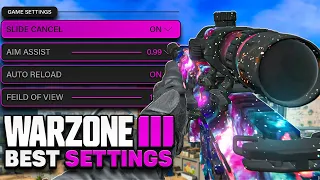 Warzone 3 BEST CONTROLLER Settings for PC & CONSOLE! (Warzone Best Settings)