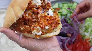 Chicken Doner Kabab,Doner Shawarma By Recipes of the world