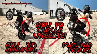 How to Circle Wheelie a Supermoto : Tips and Tricks! (Progression Session Ep. 001 FT: Tommy Picklez)