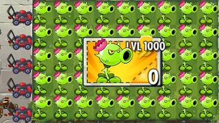 HOMING THISTLE Plant LEVEL 1000 Power-Up! vs All Final Boss in Plants vs Zombies 2 Mod