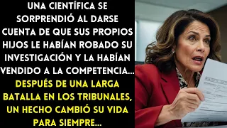 LOS HIJOS DE UNA CIENTÍFICA ROBARON SU INVESTIGACIÓN Y LA VENDIERON A LA COMPETENCIA…