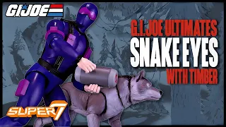 Super7 G.I.JOE Ultimates Snake Eyes and Timber @TheReviewSpot