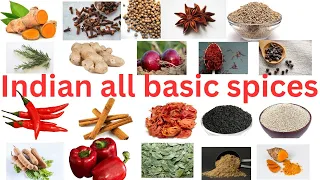 Spices Vocabulary / Indian all basic Spices / Different types of spices name in English with picture