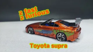 Custom Toyota Supra Mk4 The fast and furious. Racing Champions Supra.