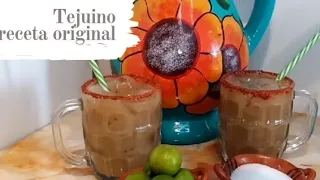 Como hacer TEJUINO receta original de GUADALAJARA Jalisco || Bebida artesanal