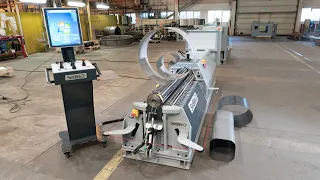 Precise Plate Rolling machine - Spiral Sheet Metal Shaping - PB4-4-4 by SweBend