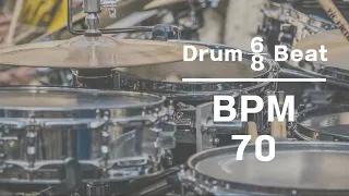 70 BPM 드럼비트 (6/8 Beat 70 BPM)