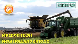 Harvest 2023 | New Holland CR10.90 combine & MacDon FD241 header
