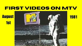 The first videos played on #mtv #musictelevision #Rock