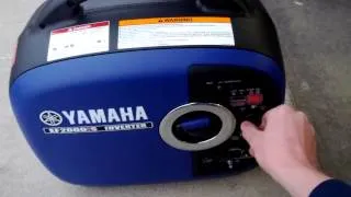 Yamaha EF2000is Cold Start (24 hours below 35°f)