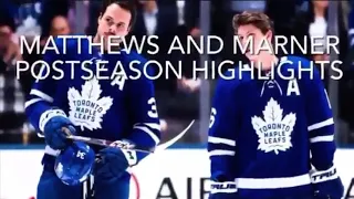 Auston Matthews and Mitch Marner 2021 postseason highlights 🔥🔥🔥