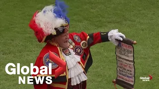 Town crier announces birth of Meghan Markle and Prince Harry's royal baby boy
