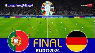 PORTUGAL vs GERMANY - Final EURO 2024 - Full Match All Goals | Ronaldo vs Germany | PES Gameplay