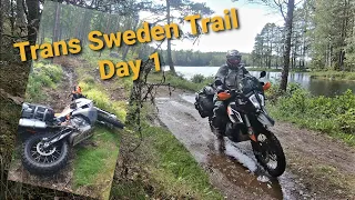 Trans Sweden Trail Day 1 - A Solo Motorcycle Camping ADV To The North - Dalsland And Värmland