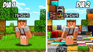 Paso Minecraft pero El Mundo Cambia Cada Segundo