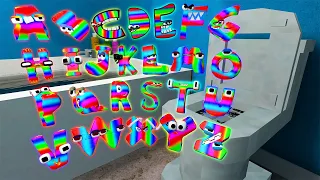 🚽 TOILET ALL RAINBOW ALPHABET LORE (A-Z) FAMILY SPARTAN KICKING Garry's Mod