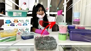 MINHAS SLIMES BOAS E COM FUNGOS - TEM BICHINHOS NA MINHA SLIME