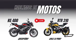 Hablemos de motos: Pulsar NS 400 y TVS RTR 310