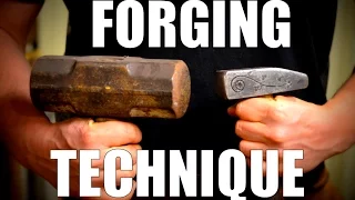 Proper Hammer Technique:  Blacksmith Hammering Techniques