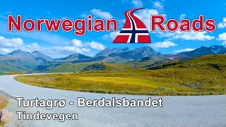 Driving Tindevegen mountain road - Part 1 | Turtagrø - Berdalsbandet | Norwegian Roads 4K UHD