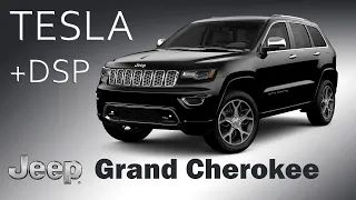 Магнитола в стиле Тесла для Jeep Grand Cherokee 2013+