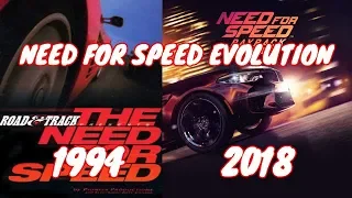 EVOLUTION OF NEED FOR SPEED 1994 - 2018