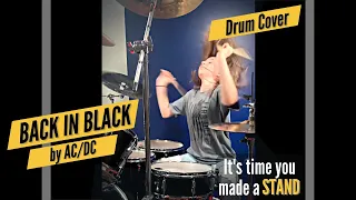 AC/DC - Dirty Deeds Done Dirt Cheap (Drum Cover / Drummer Cam) LIVE by Teen Drummer   #Shorts