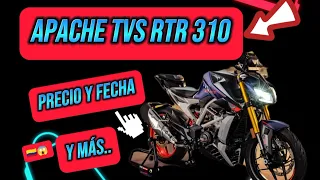 🛑¡CONFIRMADO!🛑Apache tvs RTR 310 Lanzamiento, posible llegada a Colombia,precio y más 😱 #apache #tvs