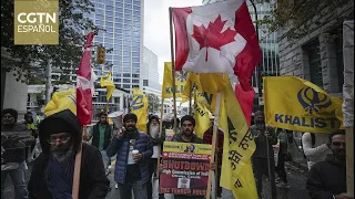 Sijs canadienses protestan contra gobierno de India por asesinato del líder separatista sij