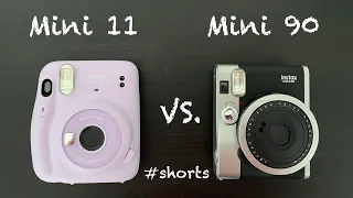 Fujifilm INSTAX Mini 11 vs. Mini 90 #shorts