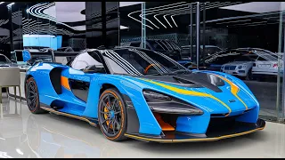 Bugatti Chiron, Ferrari Monza SP2, McLaren Senna - Insane Supercar Paradise at Exotic Cars DUBAI