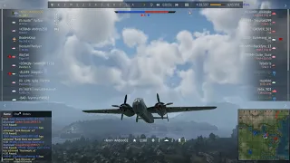 War Thunder: Killed in a Plane by Artillery