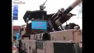 StratPost | India's Arjun Catapult tracked artillery at DefExpo