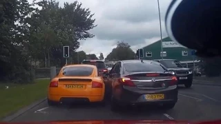 Audi TT Vs Vauxhall Insignia Road Rage