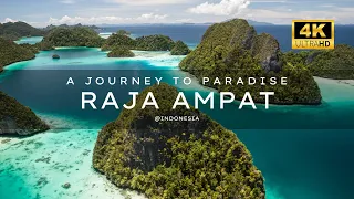 RAJA AMPAT 4K (UHD) CINEMATIC‼️A Journey to Paradise - Relaxing #beautiful #underwater #indonesia