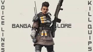 Apex Legends - Bangalore all voice lines and kill quips