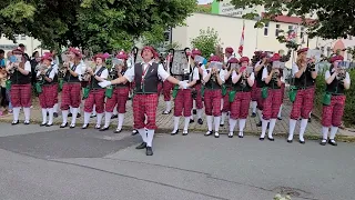 schalmeienkapelle vollmersheim in Auerbach Juli 2023