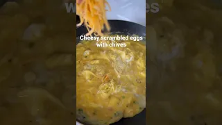 Scrambled Eggs with Cheese and Chives