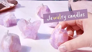 (eng)쉽게 만들 수 있는 빛 나는 💎보석 캔들 같이 만들어 봐요 Making a Shining Jewelry Candle